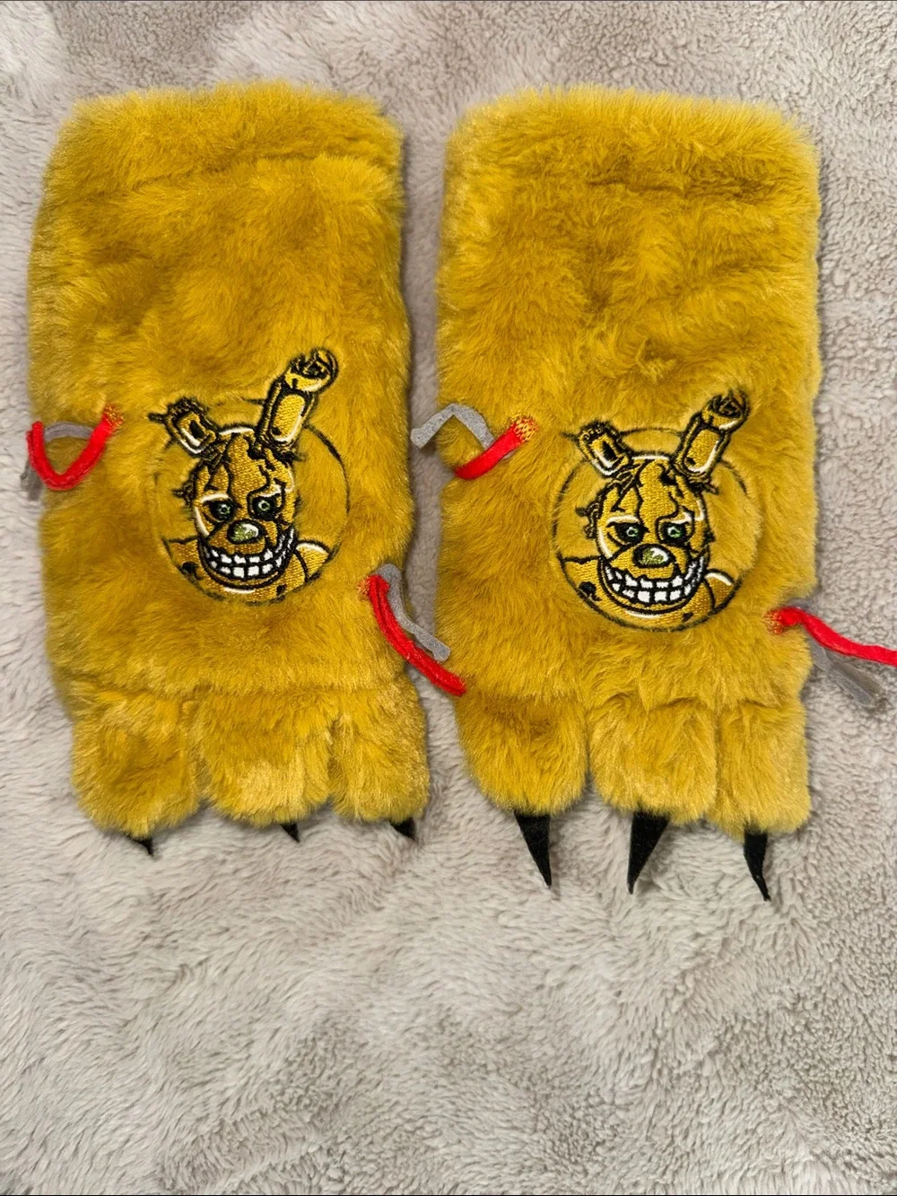 Five Nights at Freddy’s Fingerless Fuzzy Gloves